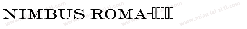 nimbus roma字体转换